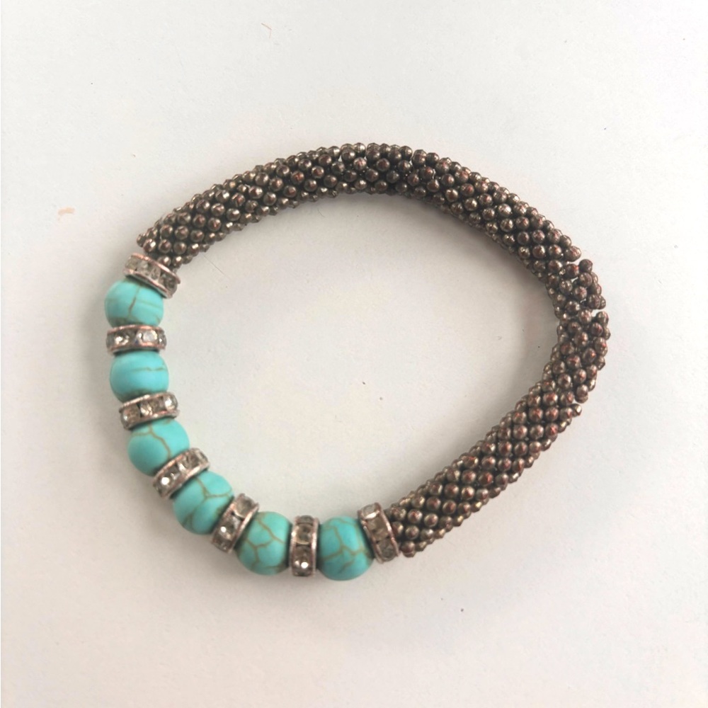 Turquoise Beaded Bracelet